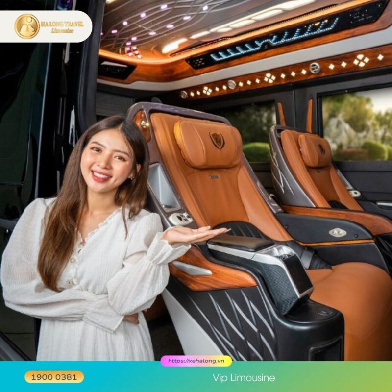 Xe limousine nào có dịch vụ đón tận nhà từ Hà Nội đi Hạ Long? 4 Vip Limousine
